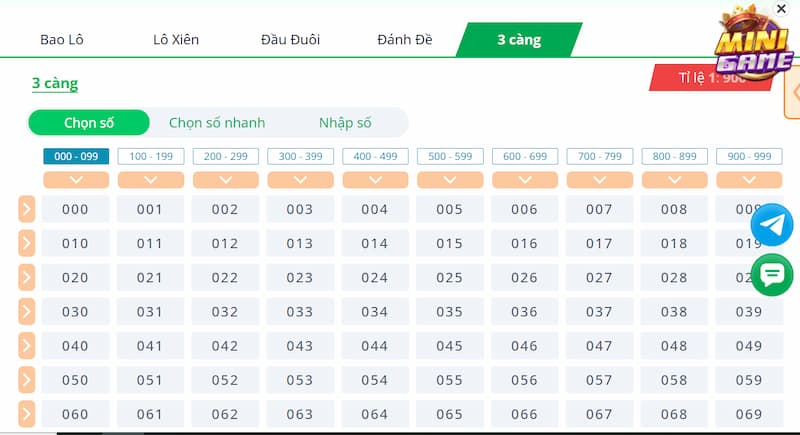 Lô đề 3 Đánh 3 càng tại Vic88
